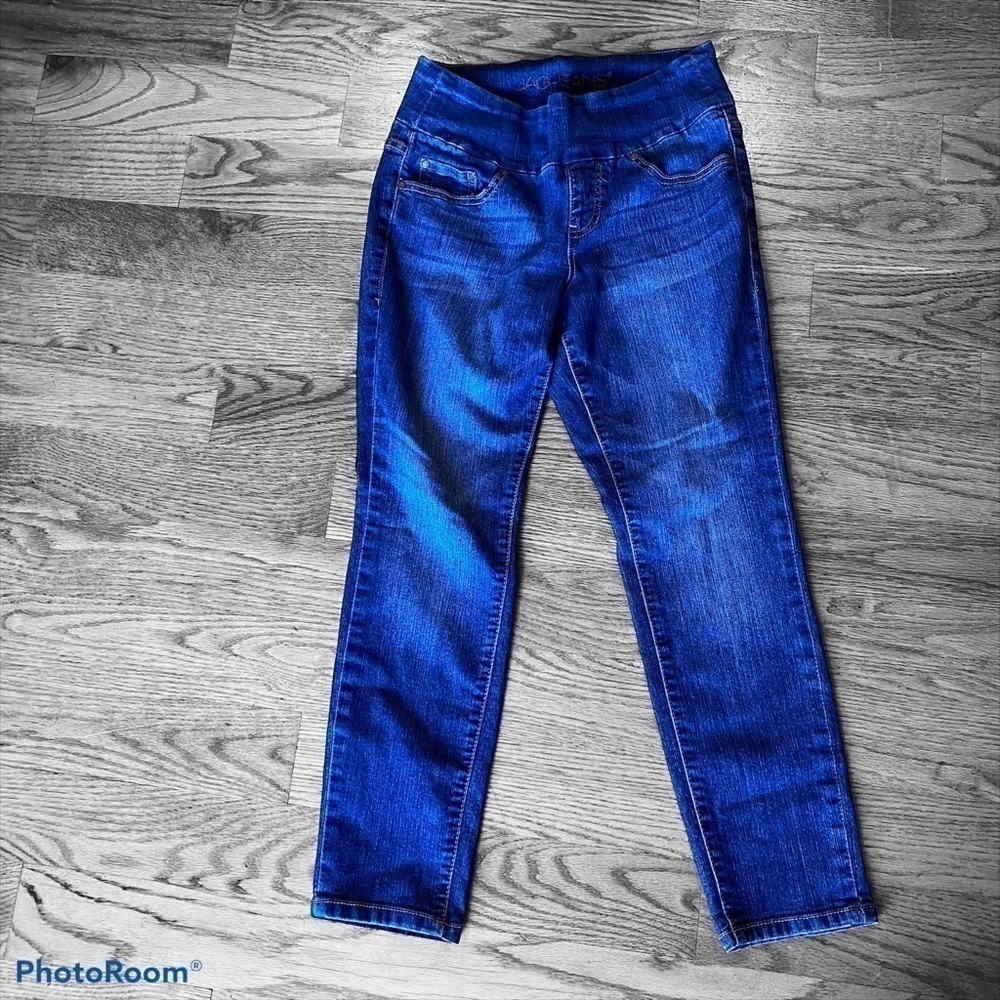 Woman’s Jag high rise jeans with elastic banded waistband slim ankle 4 P